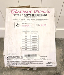 BioClean Ultimate Cleanroom Gloves BUPS-65 *200/cs* Size 6.5, 12″ Length Sterile