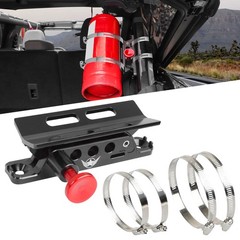 Aluminum Vehicle Quick Release Roll Bar Fire Extinguisher Mount Bracket Holder