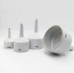 40mm – 200mm Ceramic Buchner Funnel Porcelain Chemistry Porous Filter Funnels