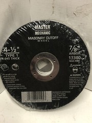 10PCS-Master 13300 RPM 4 1/2″ inx7/8 in. Masonry Cut Off Blade-Tile~Stone etc.