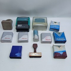 Office Stamp Lot 12 Xstamper & Office Depot PAID, RECEIVED, POSTED, CONFIDENTIAL