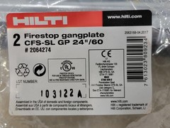 SURPLUS NEW HILTI CFS-SL GP 24″/60 Firestop Sleeve Gangplate , 2064274 (Pack of