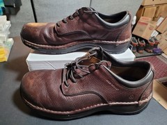 Red Wing 6704 Men’s Size 11 Oxford Work Shoes Brown Leather Steel Toe Safety