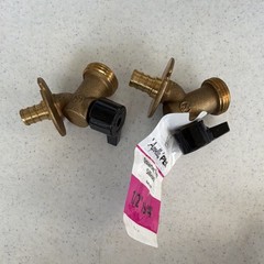 Apollo PEX Quarter Turn Brass Sillcock Barb 1/2 in x GHT 3/4 in