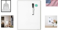 Compact 11″ x 14″ Magnetic Whiteboard with Modern Frame – For Home & Office