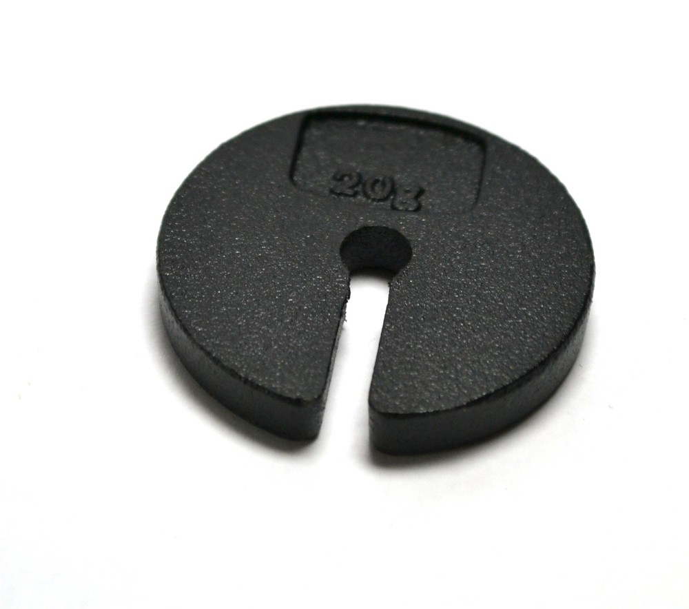 Eisco Labs 20g Slotted Weight, Zinc Casted For Sets Physical Laboratory