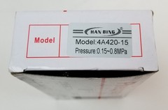 Han Bing 4A420-15 Pneumatic Double Air Piloted Solenoid Valve 0.15~0.8 MPa NEW