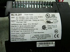 PULS MINILINE ML15 POWER SUPPLY AC 100-240V ML15.241