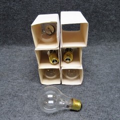 6 Traffic Signal Industrial Light Bulbs Ortech Hytron 60W 130V A19 8000 Hour NEW