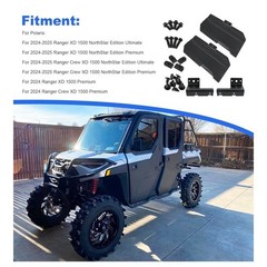 Polaris Ranger XD 1500 Sun Visor Set 2024-2025 NorthStar Premium AATF115-A Black