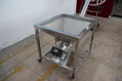 Flour Screw Feeding Vibrating Hopper Inclined Conveyor Machine Auger Feeder CE