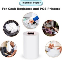 10 Rolls 3 1/8″ x 230′ Thermal Paper POS Cash Registers Receipt Paper Roll 80mm