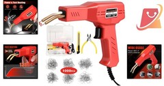 Plastic Welder Kit 1000 Staples Hot Stapler for Car Bumper Repair and Plastic…