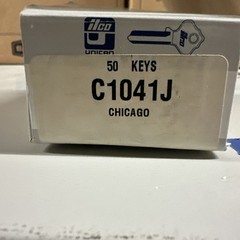 Ilco brand key blanks, C1041J, locksmith, (pack Of 50)