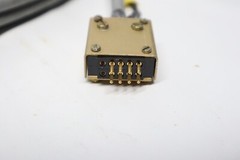 Alcatel CFF 450 Turbo Vacuum Pump Controller Connecting Cable Metal Connectors