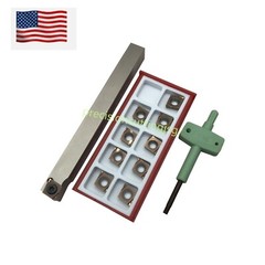 1/2″ Lathe Turning Tool Holder SCACR1212H09 +10* CCGT32.51 R Carbide Insert Tool
