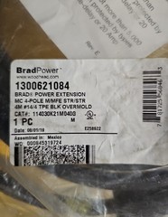 BRAD POWER CC4030K17M040G, DOUBLE-ENDED CORDSET, 1300621084, NIB