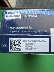 Supmedic Medical Nitrile Exam Gloves Latex-Free Powder-Free Size Large New Box