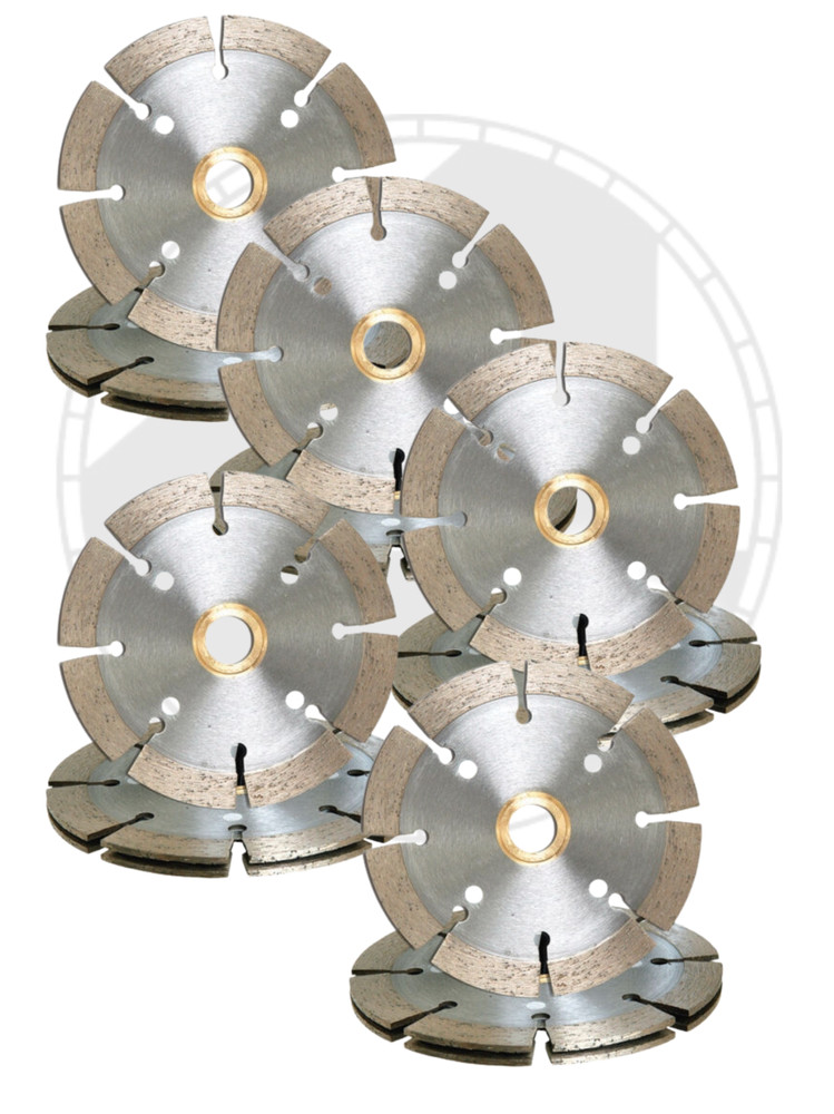 5″ Pro Grade Tuckpointing Sandwich style diamond blades (10 Pack)