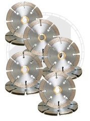 5″ Pro Grade Tuckpointing Sandwich style diamond blades (10 Pack)