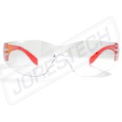JORESTECH Vision Red frame clear Lens Safety Glasses Sunglasses Z87+ 12PACK