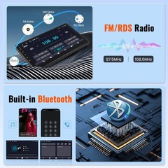 2+64GB Android 15 Car Radio for 2013 2014 2015 2016 Toyota Vios Yaris Wireles…