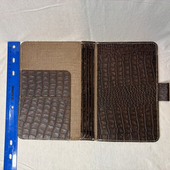 Planner Perfect Brand Traveler’s Notebook – Dark Brown Alligator Skin