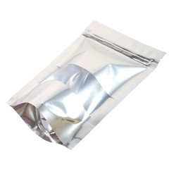 200 Silver Stand-Up Dry Food Mylar Pouches for Seeds and Grains