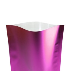 100x Glossy Clear Matte Rose Pink Metallic Foil Top Fill Bags 7x10cm 2.75x4in