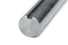 Round Keyed Shafting: 1 Dia. 1/4 Keyway, 6 ft. Length