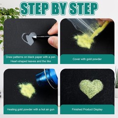 LemonSecret 4 Pcs Emboss It Kit Included 2 Clear Embossing Ink classic color