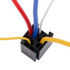 5 Packs Car Relay with Harness Truck Motor Heavy Duty 5-Pin 80A 12V On/Off No…
