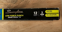 Swingline 3 Hole Punch Desktop Hole Puncher With Original Box