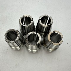 Lot of 5 Sandvik Coromant C6 Collets 0625, – All Same Size – 1 Unknown
