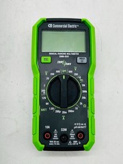 Commercial Electric 600-Volt True RMS Manual-Ranging Digital Multimeter