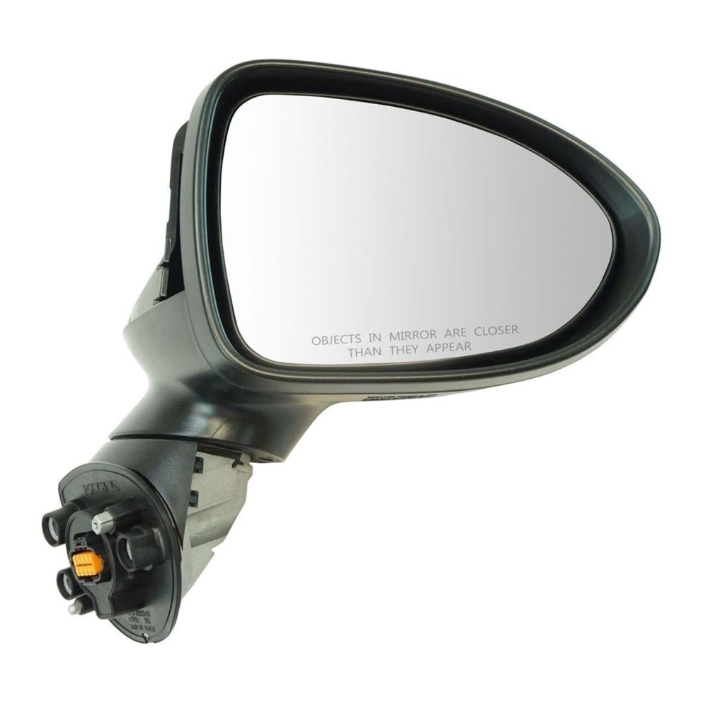Power Heated Mirror Passenger Side Black Paint to Match Kia Rio EX/LX/SX 14-16