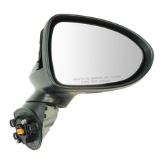 Power Heated Mirror Passenger Side Black Paint to Match Kia Rio EX/LX/SX 14-16