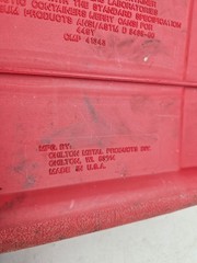 VINTAGE Chilton 2-1/2, 2.5 GALLON VENTED GAS CAN Spout Nozzle P25 Pre Ban USA