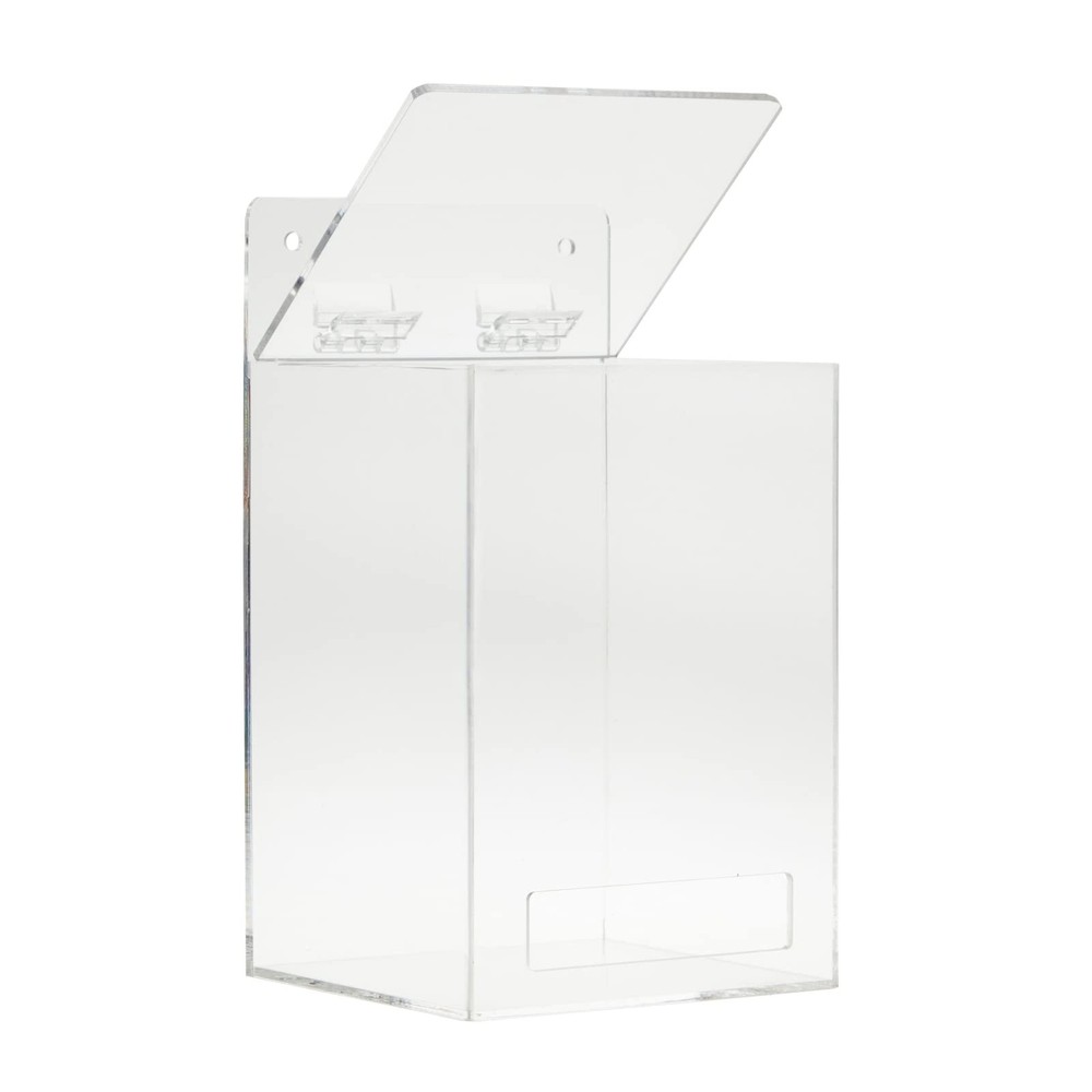Okuna Outpost Wall Mount Glove Dispenser – 5 x 4.5 x 8.5 In, Clear