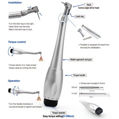 Dental Implant Prosthetic Torque Wrench +Screw Drivers /Implant Locator 3D