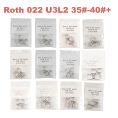 Dental 1st Molar Roth.022 Bands Prewelded Buccal Tube 29#-43+# U3/L2 Convertible