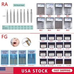 Dental Tungsten Carbide Bur FG RA CA HP Drills Burr For High/Low Speed Handpiece