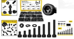 All-in-One M6 Screws Kit – 174 Pieces, 8 Sizes, Durable Anti-Rust Design