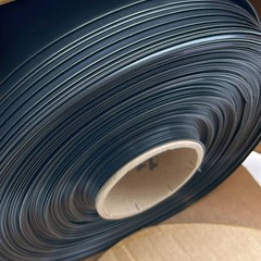 Uline S-7926 Black Poly Tubing Roll 6 Mil 24″ x 500′ LDPE Non-Vacuum 1 Roll