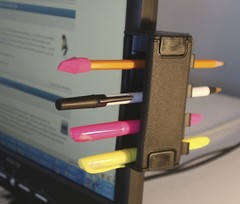 Easy To Use Products Pen Grip, Pencil Holder in Black (1 1 Pack Black,