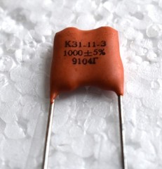 1000 pF 500 V Silver Mica Capacitors.K31-11 Lot of 50. New