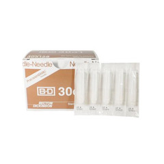 Becton-Dickinson 305128 PrecisionGlide Luer Lock For Wand 30 Gauge 1” 100Bx