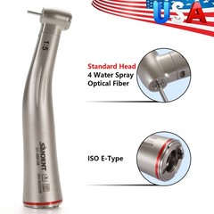 SANDENT 1:5 Increasing Fiber Optic LED Electric Contra Angle Handpiece Turbine
