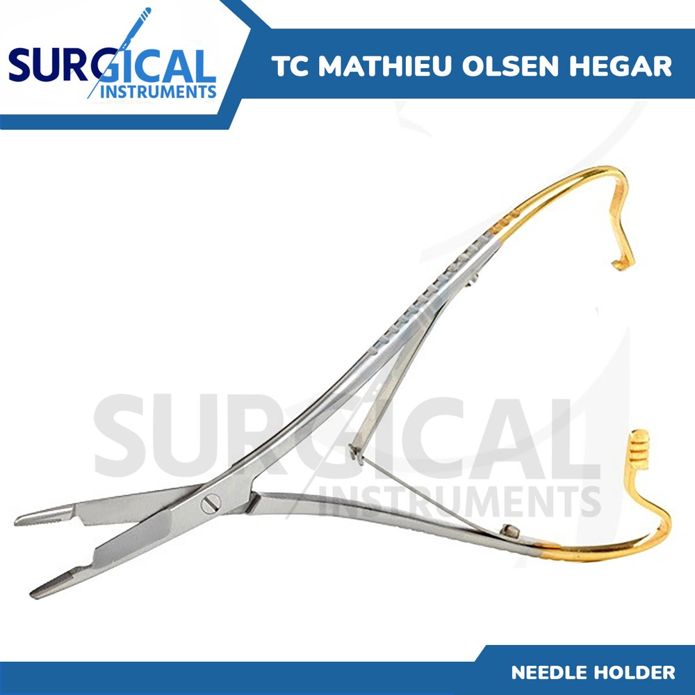 T/C Mathieu Olsen Hegar Needle Holder 5.50″ Surgical Dental Instruments German G
