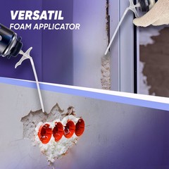 Spray Foam Replacement Tubes – Pack of 6, Insulating Foam Spray Nozzles for Gaps